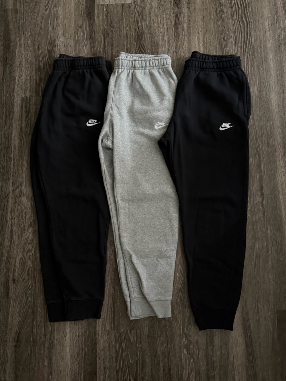 Nike Men’s Black & Gray Jogger Pants 3-Pack